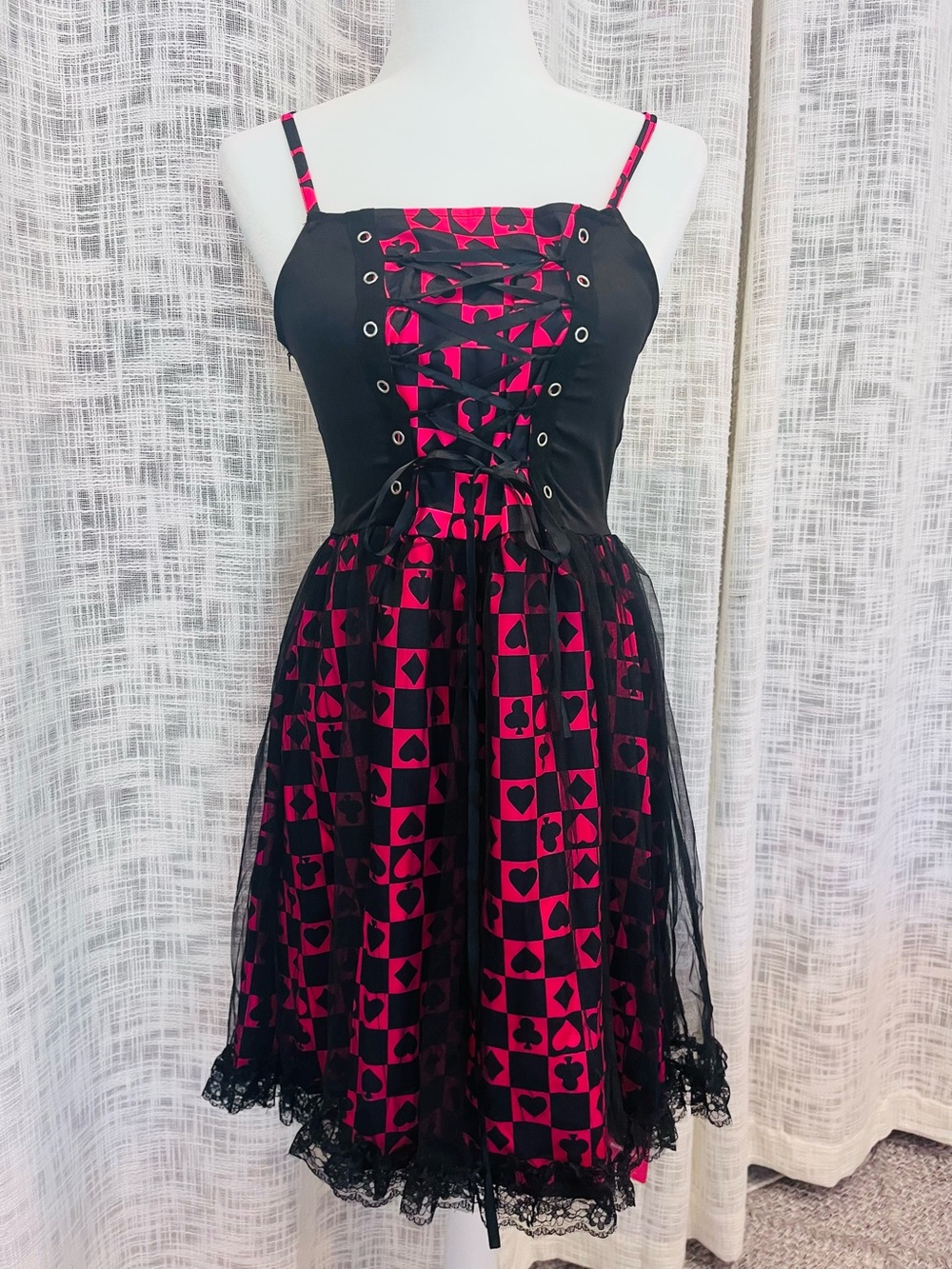ROMWE Renaissance Gothic Corset Dress SMALL Queen of Hearts Corset Victorian NWT
